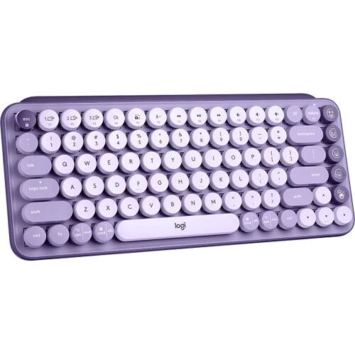 로지텍 Logitech POP Keys Wireless Bluetooth Mechanical Keyboard (Cosmos)