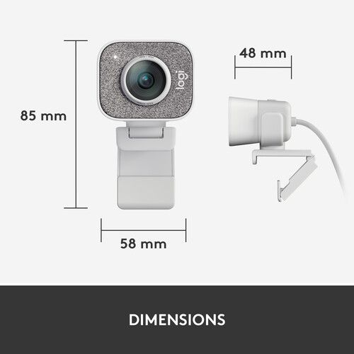 로지텍 Logitech StreamCam Full HD Webcam (White)