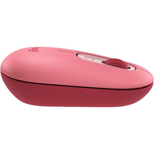 로지텍 Logitech POP Silent Wireless Bluetooth Mouse (Heartbreaker Rose)