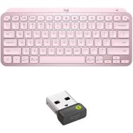Logitech MX Keys Mini Wireless Keyboard & Logi Bolt USB Receiver Bundle (Rose)