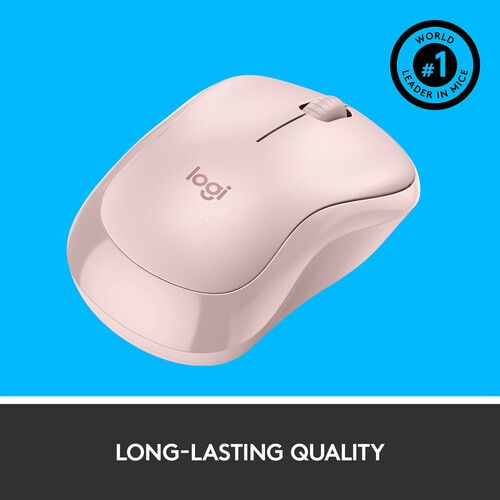 로지텍 Logitech M220 SILENT Wireless Mouse (Rose)