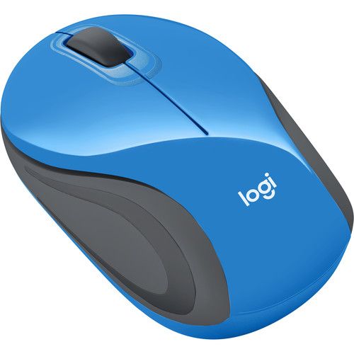 로지텍 Logitech M187 Wireless Ultra Portable Mouse (Blue)