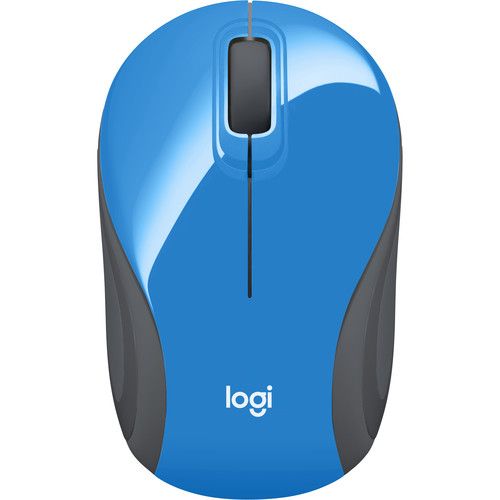 로지텍 Logitech M187 Wireless Ultra Portable Mouse (Blue)