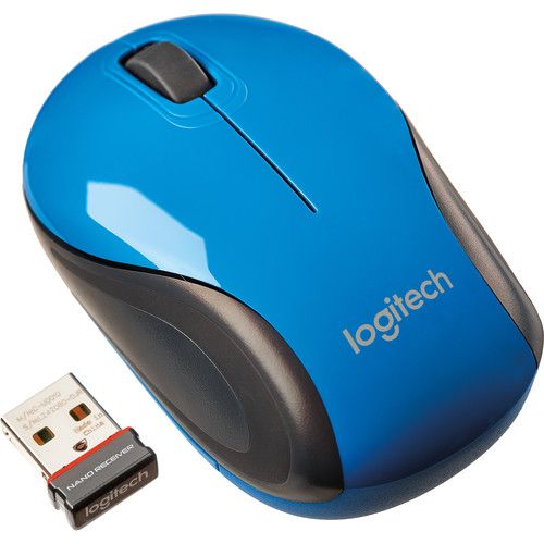 로지텍 Logitech M187 Wireless Ultra Portable Mouse (Blue)