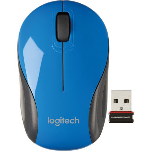 로지텍 Logitech M187 Wireless Ultra Portable Mouse (Blue)