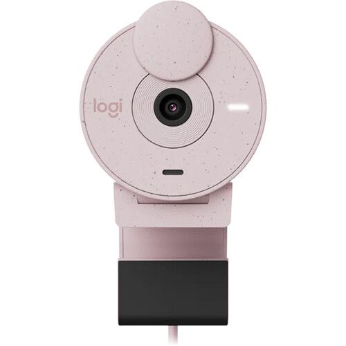 로지텍 Logitech Brio 300 1080p Full HD Webcam (Rose)