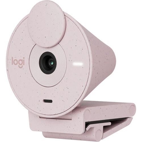 로지텍 Logitech Brio 300 1080p Full HD Webcam (Rose)