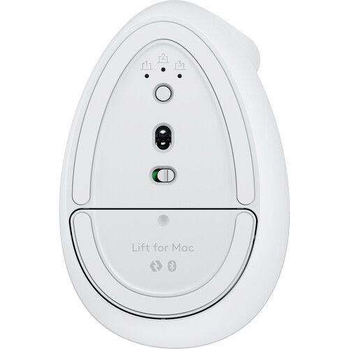 로지텍 Logitech Lift for Mac Vertical Ergonomic Wireless Mouse (Off-White)
