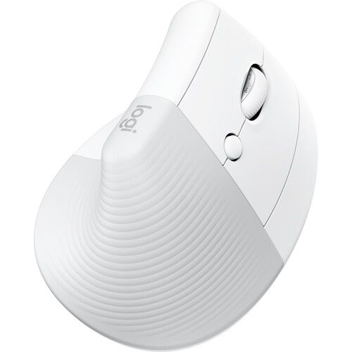 로지텍 Logitech Lift for Mac Vertical Ergonomic Wireless Mouse (Off-White)