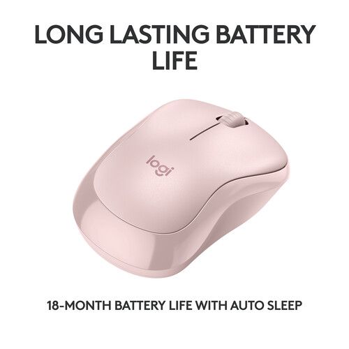 로지텍 Logitech M240 Silent Wireless Mouse (Rose)