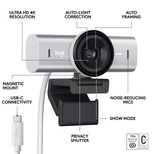 로지텍 Logitech MX Brio 4K Webcam