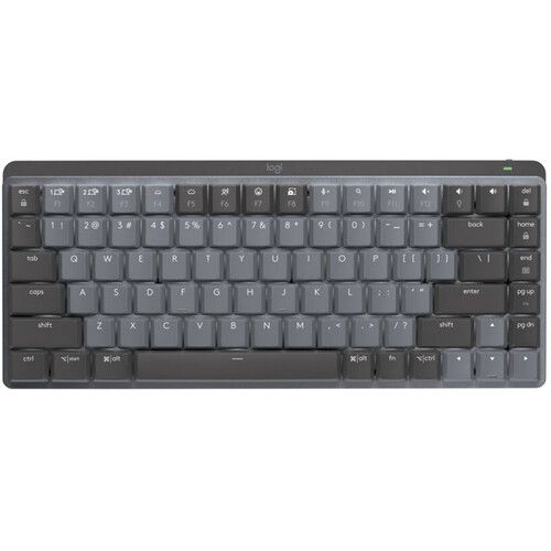 로지텍 Logitech MX Mechanical Mini Wireless Keyboard (Gray, Clicky)