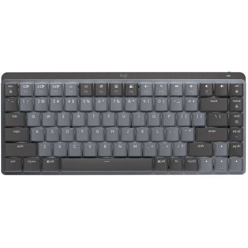 로지텍 Logitech MX Mechanical Mini Wireless Keyboard (Gray, Tactile Quiet)