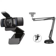 Logitech C920s HD Pro Webcam with WebCamArm 2 Camera Arm Kit