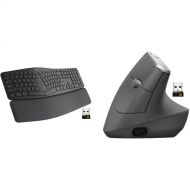 Logitech Wireless ERGO K860 Keyboard & MX Vertical Ergonomic Mouse Productivity Kit