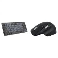 Logitech MX Mechanical Mini Wireless Keyboard & MX Master 3S Mouse Set (Tactile Quiet Switches, Black)