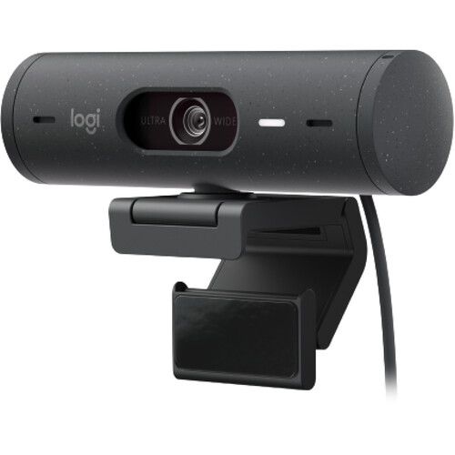 로지텍 Logitech Brio 500 1080p Full HD Webcam & Zone Vibe 100 Wireless Headset Kit (Graphite)