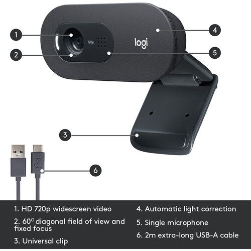 로지텍 Logitech C505e HD WebCam