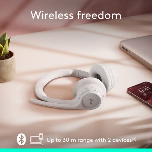 로지텍 Logitech Zone 300 Wireless Headset (Off-White)