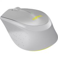 Logitech M330 Silent Wireless Mouse (Gray/Yellow)