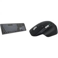 Logitech MX Mechanical Wireless Keyboard & MX Master 3S Mouse Set (Linear Switches, Black)