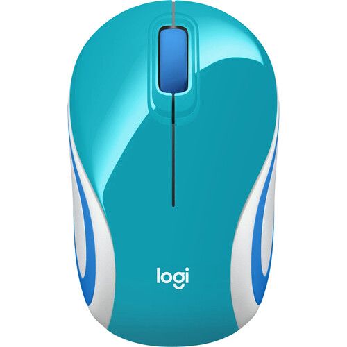 로지텍 Logitech M187 Wireless Ultra Portable Mouse (Teal)