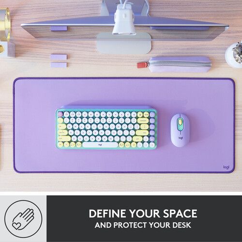 로지텍 Logitech Studio Series Desk Mat (Lavender)