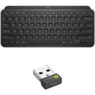 Logitech MX Keys Mini Wireless Keyboard & Logi Bolt USB Receiver Bundle (Black)