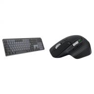 Logitech MX Mechanical Wireless Keyboard & MX Master 3S Mouse Set (Clicky Switches, Black)