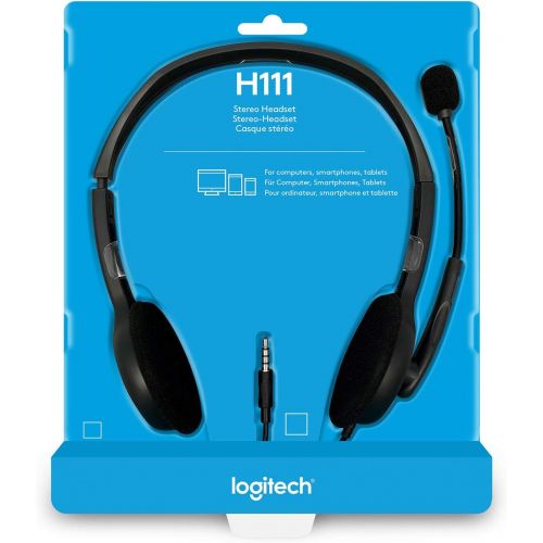 로지텍 [아마존베스트]Logitech Stereo Headset H111
