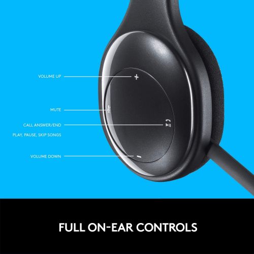 로지텍 [아마존베스트]Logitech H800 Bluetooth Wireless Headset with Mic for PC, Tablets and Smartphones