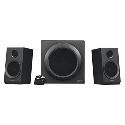 로지텍 [아마존베스트]Logitech Z333 2.1 Speakers  Easy-access Volume Control, Headphone Jack  PC, Mobile Device, TV, DVD/Blueray Player, and Game Console Compatible