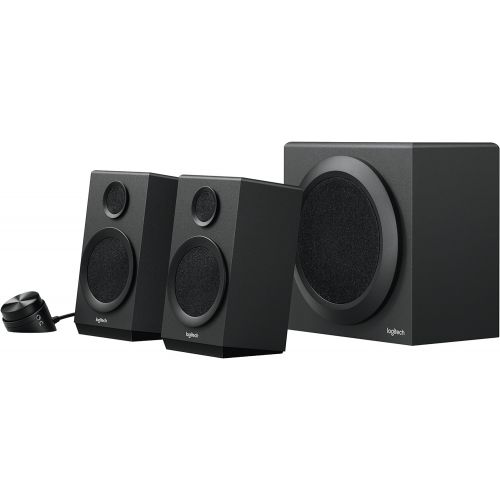 로지텍 [아마존베스트]Logitech Z333 2.1 Speakers  Easy-access Volume Control, Headphone Jack  PC, Mobile Device, TV, DVD/Blueray Player, and Game Console Compatible