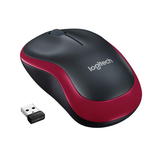 로지텍 [아마존 핫딜]  [아마존핫딜]Logitech M185 schnurlos Maus (USB, kompatible mit Windows, Mac, Linux) red