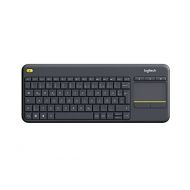 [아마존 핫딜]  [아마존핫딜]Logitech K400 Plus Touch Wireless Tastatur schwarz (QWERTZ, deutsches Tastaturlayout)