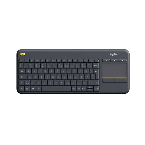로지텍 [아마존 핫딜]  [아마존핫딜]Logitech K400 Plus Touch Wireless Tastatur schwarz (QWERTZ, deutsches Tastaturlayout)