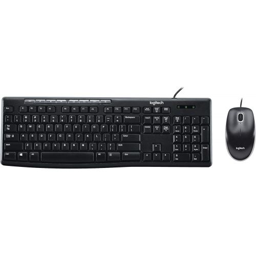 로지텍 Logitech Media Combo MK200 Full-Size Keyboard and High-Definition Optical Mouse