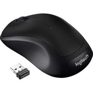 Logitech Mouse - Right and Left-Handed - Laser - 3 Buttons - Wireless - 2.4 GHz - USB Wireless Receiver - Black