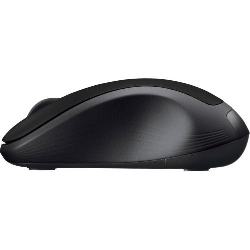 로지텍 Logitech Mouse - Right and Left-Handed - Laser - 3 Buttons - Wireless - 2.4 GHz - USB Wireless Receiver - Black