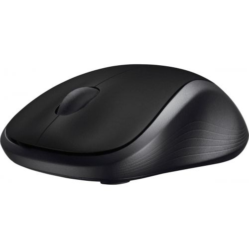 로지텍 Logitech Mouse - Right and Left-Handed - Laser - 3 Buttons - Wireless - 2.4 GHz - USB Wireless Receiver - Black