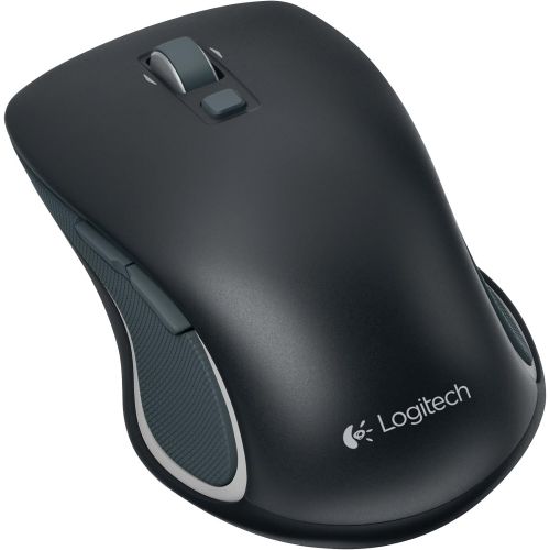 로지텍 Logitech M560 Wireless Mouse  Hyper-fast Scrolling, Full-Size Ergonomic Design for Right or Left Hand Use, Microsoft Windows Shortcut Button, and USB Unifying Receiver for Compute