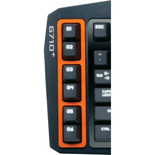 로지텍 Logitech G710+ Mechanical Gaming Keyboard with Tactile High-Speed Keys - Black