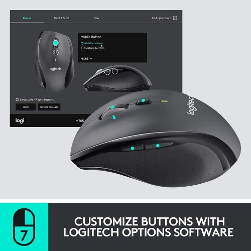 로지텍 Logitech MK570 Comfort Wave Wireless Combo