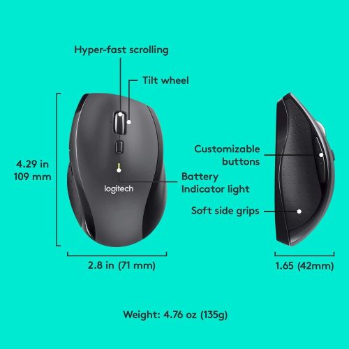 로지텍 Logitech MK570 Comfort Wave Wireless Combo