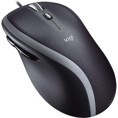 로지텍 Logitech M500 Corded Mouse  Wired USB Mouse for Computers and Laptops, with Hyper-Fast Scrolling, Dark Gray