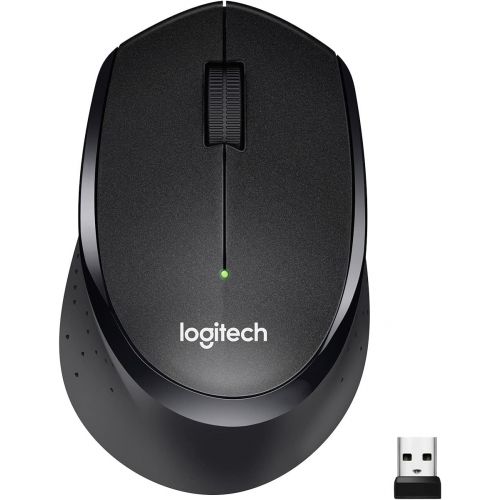 로지텍 Logitech M330 Silent Plus Wireless Mouse  Enjoy Same Click Feel with 90% Less Click Noise, 2 Year Battery Life, Ergonomic Right-Hand Shape for Computers and Laptops, USB Unifying