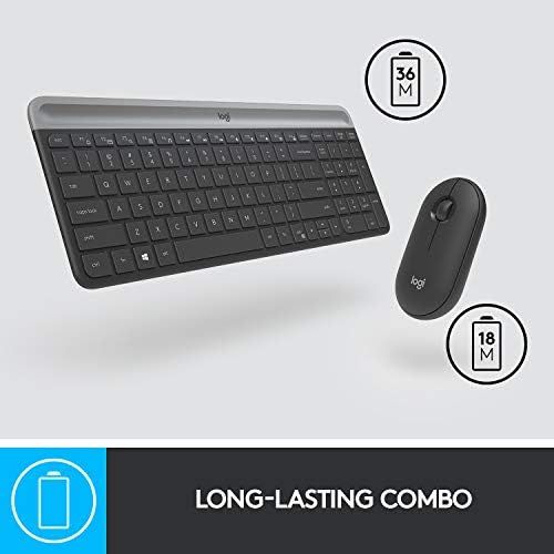 로지텍 Logitech MK470 Slim Wireless Combo - Graphite