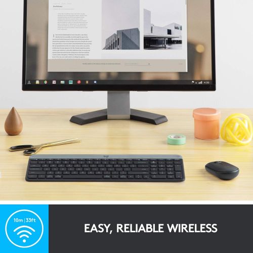 로지텍 Logitech MK470 Slim Wireless Combo - Graphite