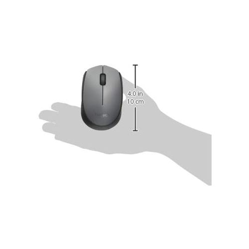 로지텍 Logitech M170 Wireless Mouse  for Computer and Laptop Use, USB Receiver and 12 Month Battery Life, Gray