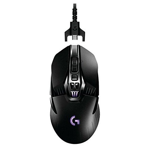로지텍 Logitech G900 Chaos Spectrum Professional Grade Wired/Wireless Gaming Mouse, Ambidextrous Mouse